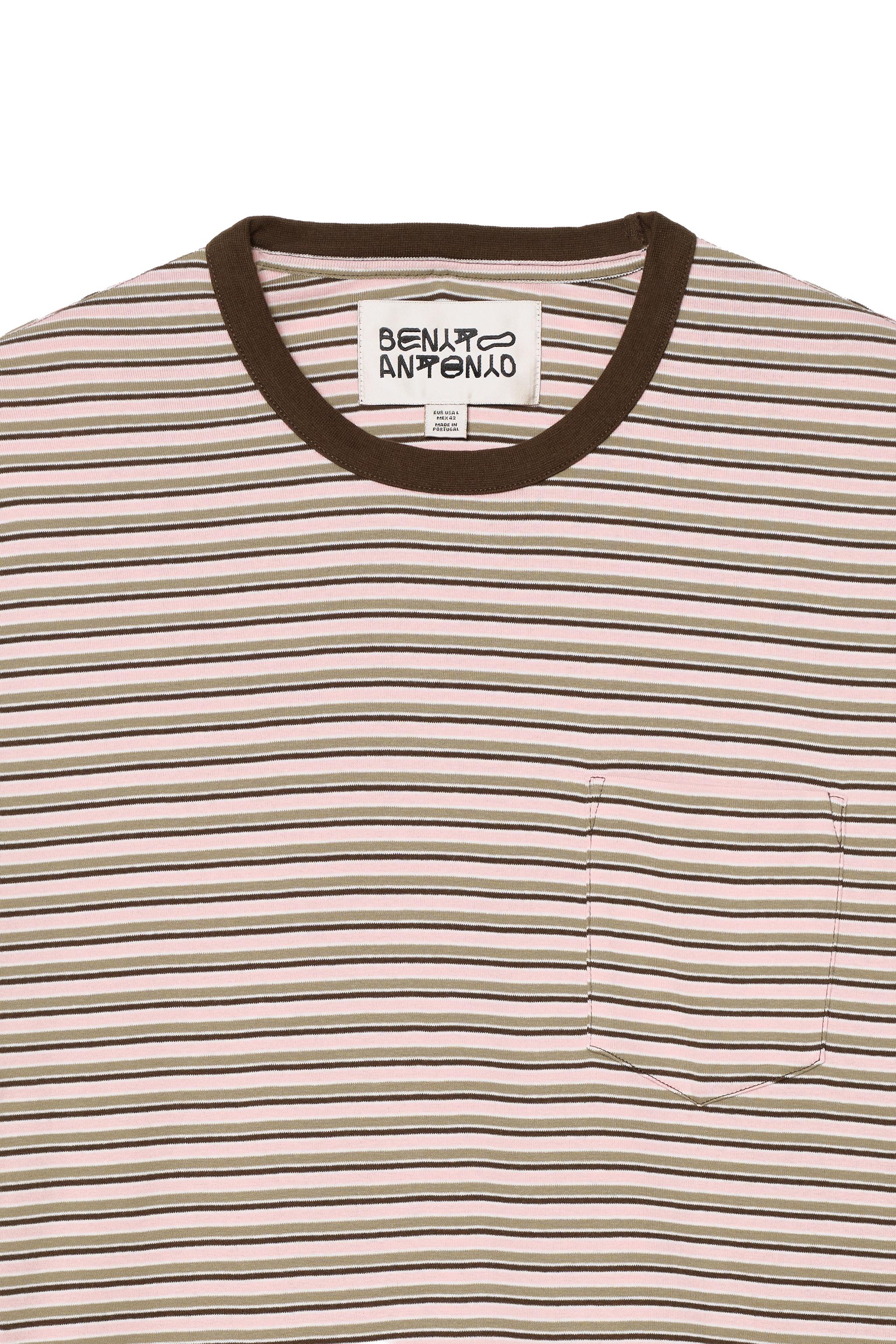 T-SHIRT COURT À RAYURES